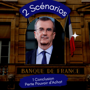 Banque de France, deux scénarios, mais un point commun, perte de pouvoir d'achat