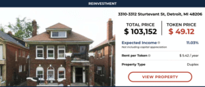 🔥 USA - Investir dans l'immobilier tokenisé dès 50 $, RealT